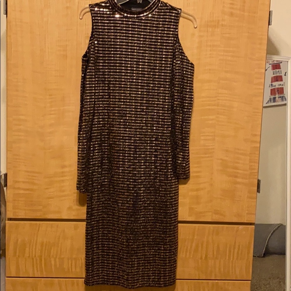 Rose Gold Sequin Dress